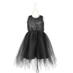 Robe de sorcière chauve-souris grise-3-4 ans, 98-104 cm