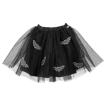 Jupe de sorcière chauve-souris grise