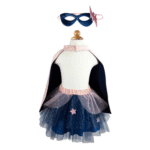 Tenue Super-héroïne rose-bleu