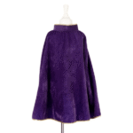 Cape de magicien violet et doré-4-8 ans – Image 2