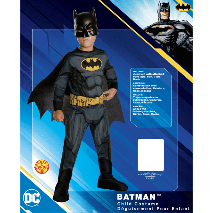 Déguisement Batman 3-4 ans -(98-104 CM) – Image 2