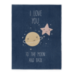 Tapis Love to the moon 100x150cm