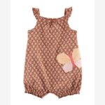 Barboteuse bébé papillon en coton 18mois