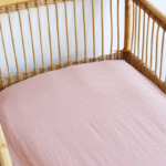 Drap Housse Vieux Rose 60x120 cm – Image 2