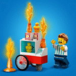 Lego City  La caserne et le camion des pompiers 60375 – Image 5
