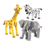 BLOCO : Girafe Zèbre et  Elephant – Image 2