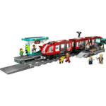 Lego City Le tramway et la station du centre-ville 60423 – Image 2