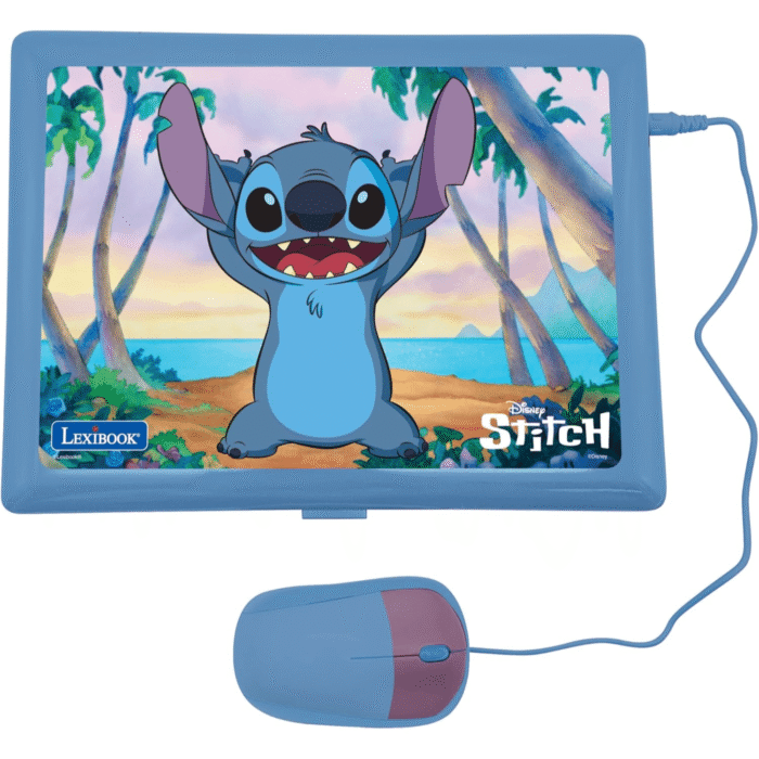 Lexibook-Ordinateur éducatif bilingue 5" - Disney Stitch – Image 3