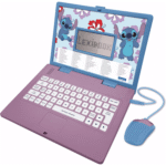 Lexibook-Ordinateur éducatif bilingue 5" - Disney Stitch