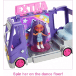 Bus de Tournée Mini Barbie Extra-Coffret Véhicule et Poupée – Image 3