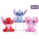 Peluche Stitch, Ange, Leroy -25 Cm -3 ASS