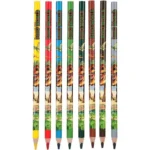 Livre de coloriage Dino world avec 8 crayons de couleur – Image 4