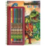 Livre de coloriage Dino world avec 8 crayons de couleur – Image 5