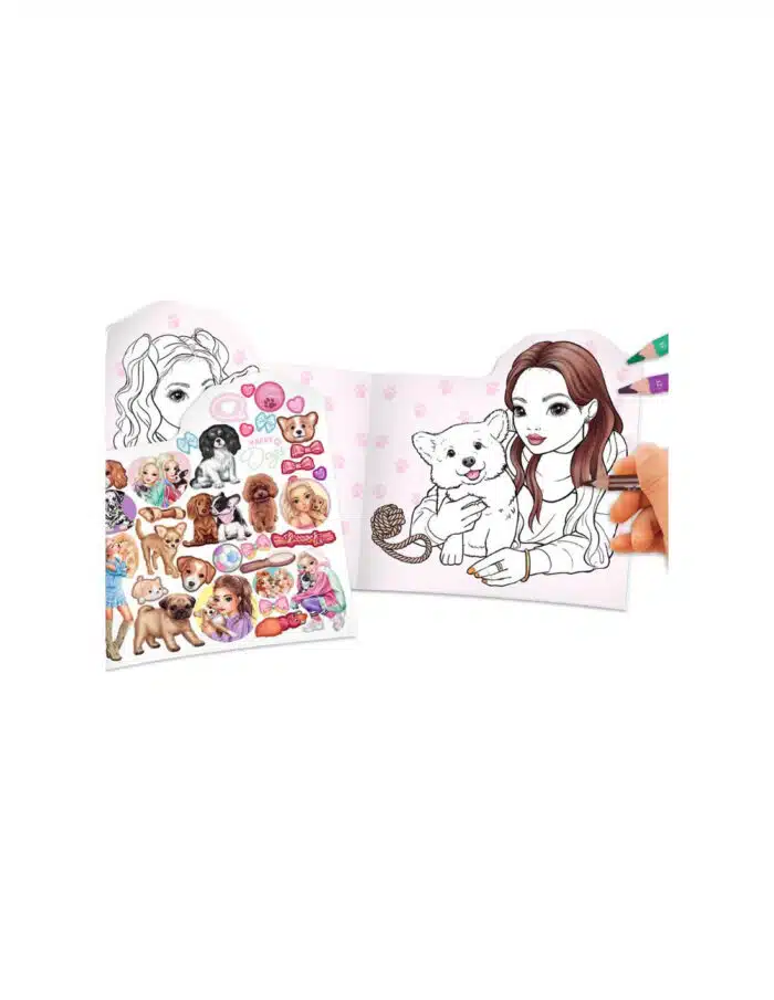 Album de coloriage Doggy - top model – Image 2