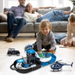 Garage back-pack play set, 37pcs, incld one metal car & plane-660-A332 – Image 4