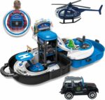 Garage back-pack play set, 37pcs, incld one metal car & plane-660-A332 – Image 5