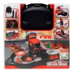 Garage back-pack play set, 37pcs, incld one metal car & plane-660-A333 – Image 2