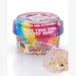 Slimy  Glittzy XXL, slime translucide avec des paillettes supplémentaires