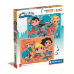 Puzzles SuperColor 2x60 Pièces - DC Comics