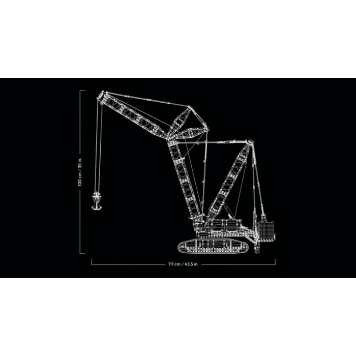 Lego 42146-La grue sur chenilles Liebherr LR 13000 – Image 5