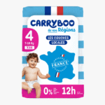 Carryboo Couches Taille 4 (7-18Kg) x44 unite