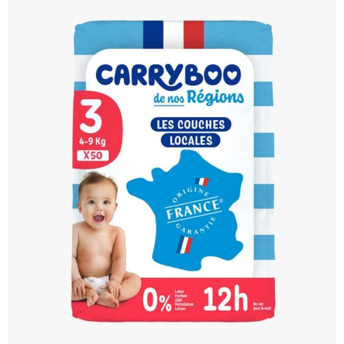 Carryboo-Couches Taille 3 (4-9Kg) x50 – Image 3