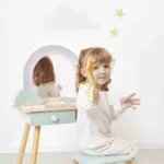 Coiffeuse en bois et accessoires Licorne – Image 2