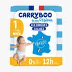 Carryboo -Couches Taille 1 (2-5Kg) x24