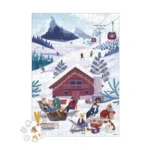 PUZZLE HIVER A LA MONTAGNE - 500 PCS – Image 2
