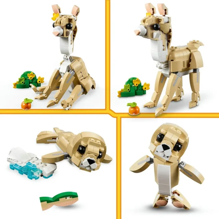 Animaux en briques LEGO mignons.