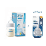 Partager AVENT Biberon Anti-Colique 0M+ - 125ml + 2 tetines 6M+
