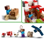 Personnages Lego dans un monde coloré.