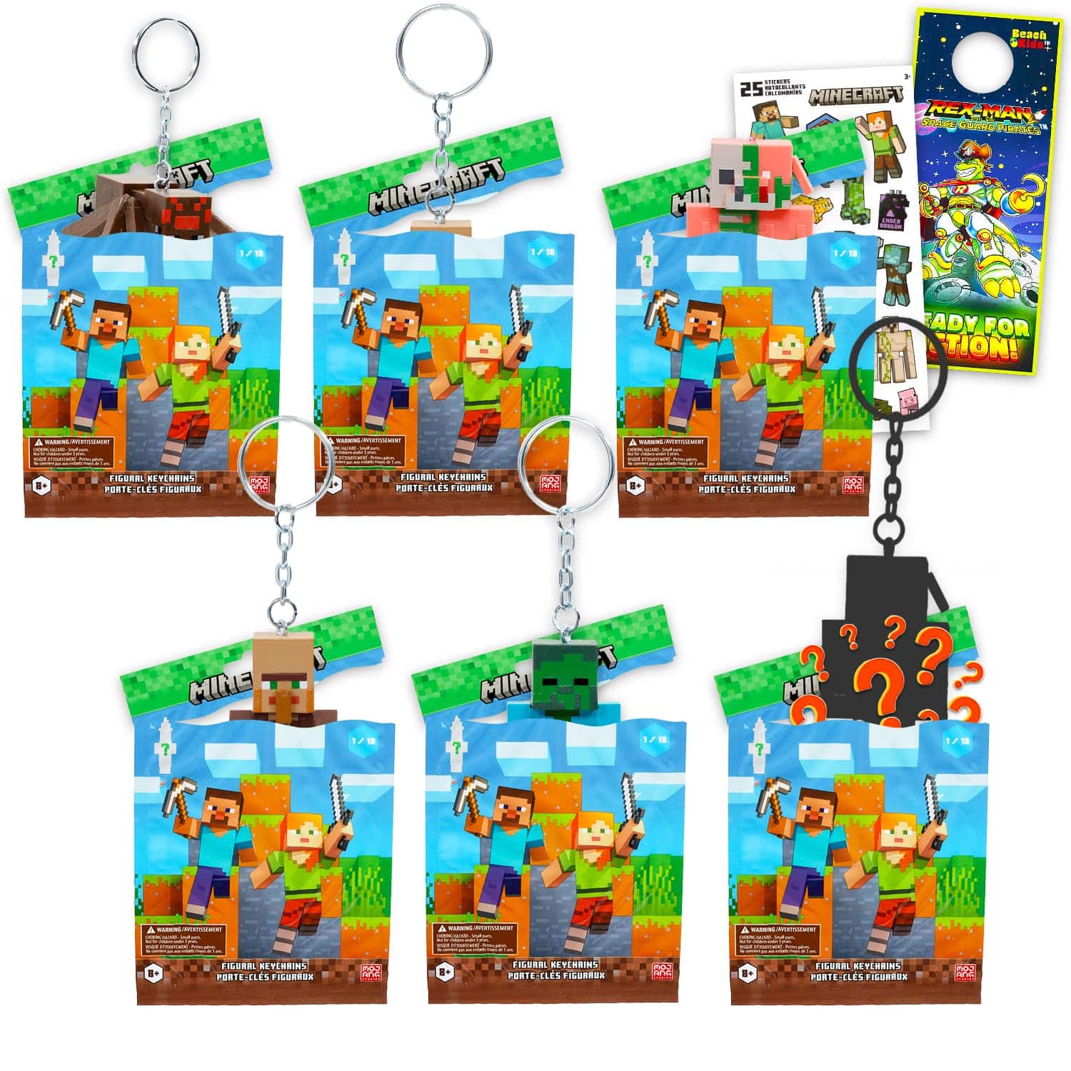 Version 1.0.0 853819-LEGO Minecraft -Porte Clé Alex – Image 1