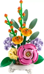 Un joli bouquet de fleurs colorées.