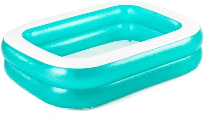 BESTWAY Piscine Gonflable Bleu Rectangulaire 201x150x51 Cm – Image 2
