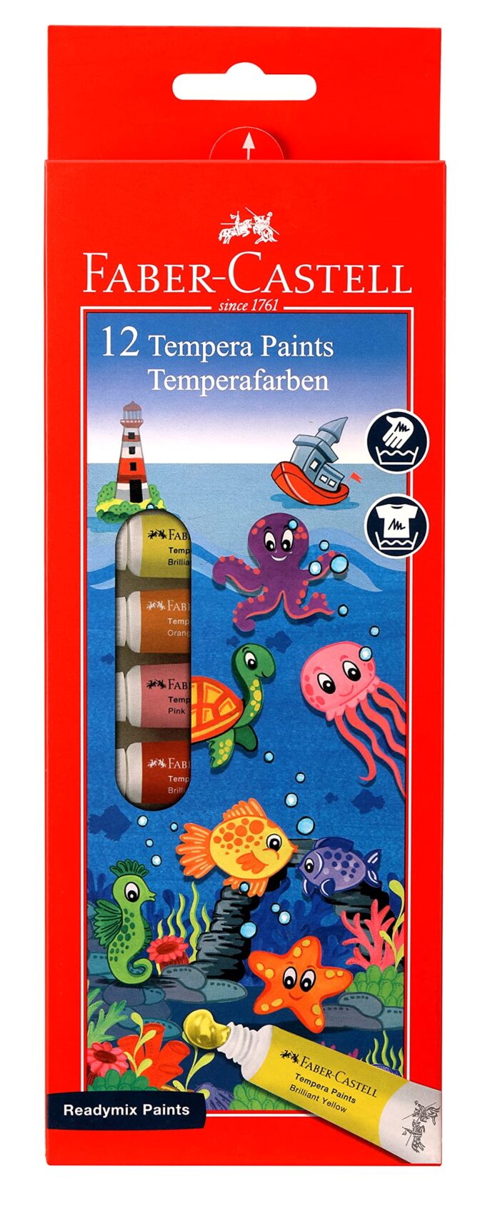 Boite de 12 Tubes Tempera Coulours 9 ML – Image 2