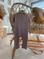 Grenouillère SOFIA en maille Lila 6 M