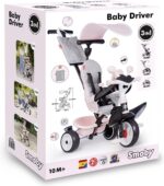 Tricycle Smoby Baby Driver 3 en 1 – Image 3