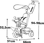 Tricycle Smoby Baby Driver 3 en 1 – Image 2