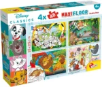 Puzzle Disney Classics MaxiFloor Double Face : 4 x 48 pcs