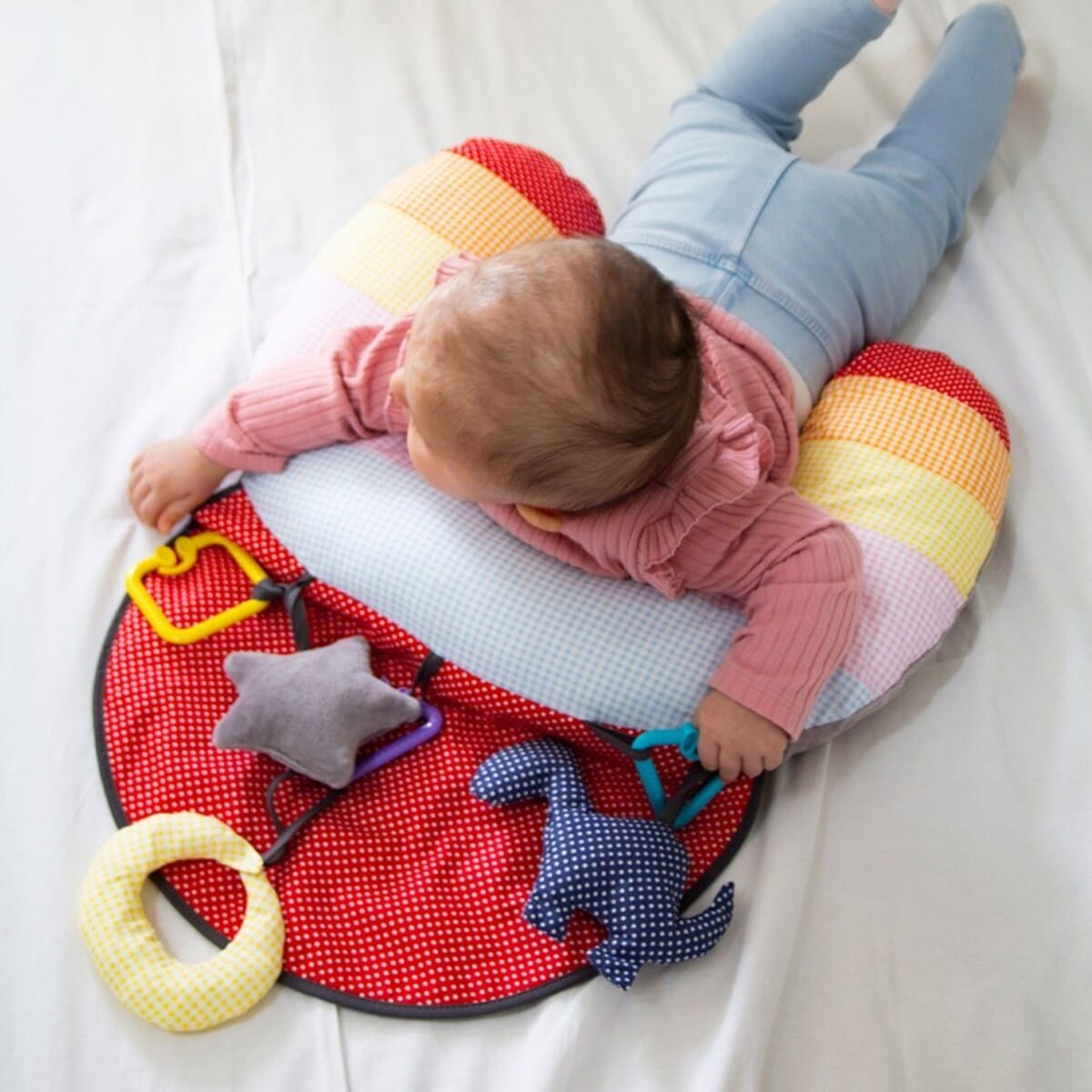 1200Wx1200H-V00010-8681049216922-003 Babyjem 692-Coussin d'exercice pour bébé Babyjem avec jouets – Image 1