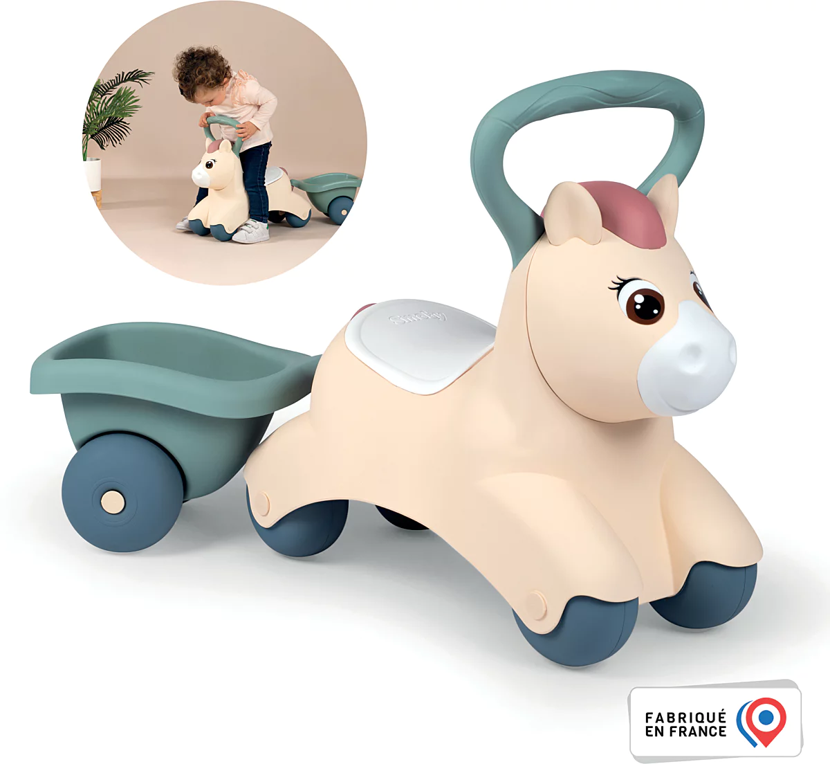 3032161405025_3 Baby Pony Ride-on – Image 1