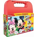 Mickey Mouse-Mallette puzzles progressifs 12-16-20-25 pieces – Image 2