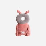 Babyjem 527-Coussin de Protection Babyjem Angel Wing / Velours Rose – Image 2