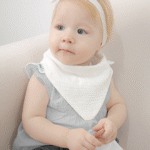 Babyjem 736-Bavoir en mousseline avec anneau de dentition -Gris – Image 2