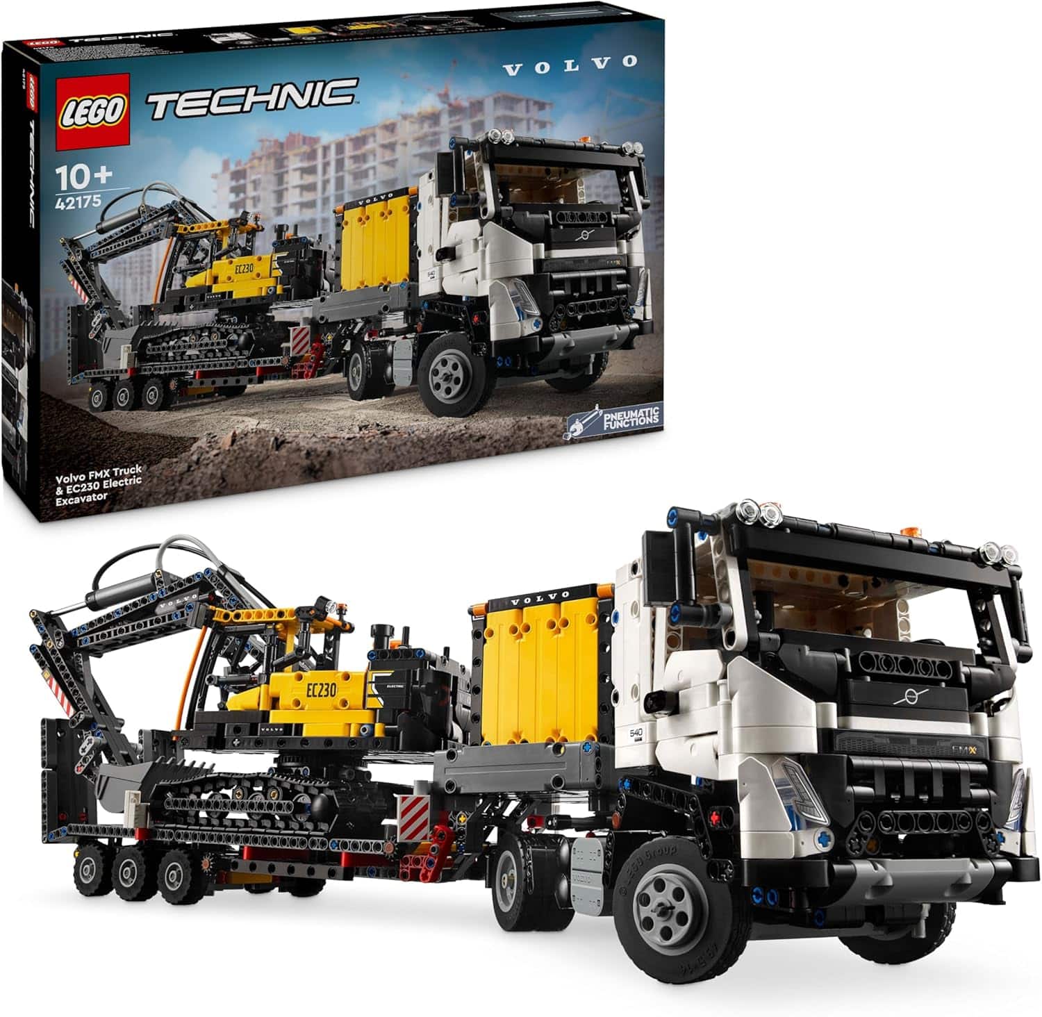 81-fgWzzY+L._AC_SL1500_ 42175 - LEGO® Technic - Camion Volvo FMX et pelleteuse électrique EC230 – Image 1