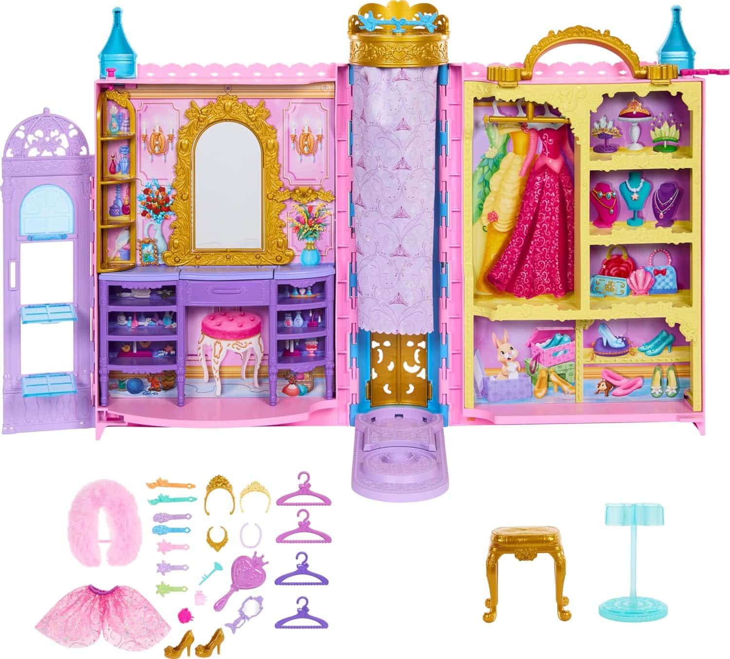 81BUpvn5qoL._AC_SL1500_ Princesse Disney-Coffret Dressing prêtes pour le Bal – Image 1
