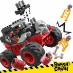 Mattel Hot Wheels Mega Monster Trucks Smash und Crash Bone Shaker 151 pcs 23x23cm – Image 4