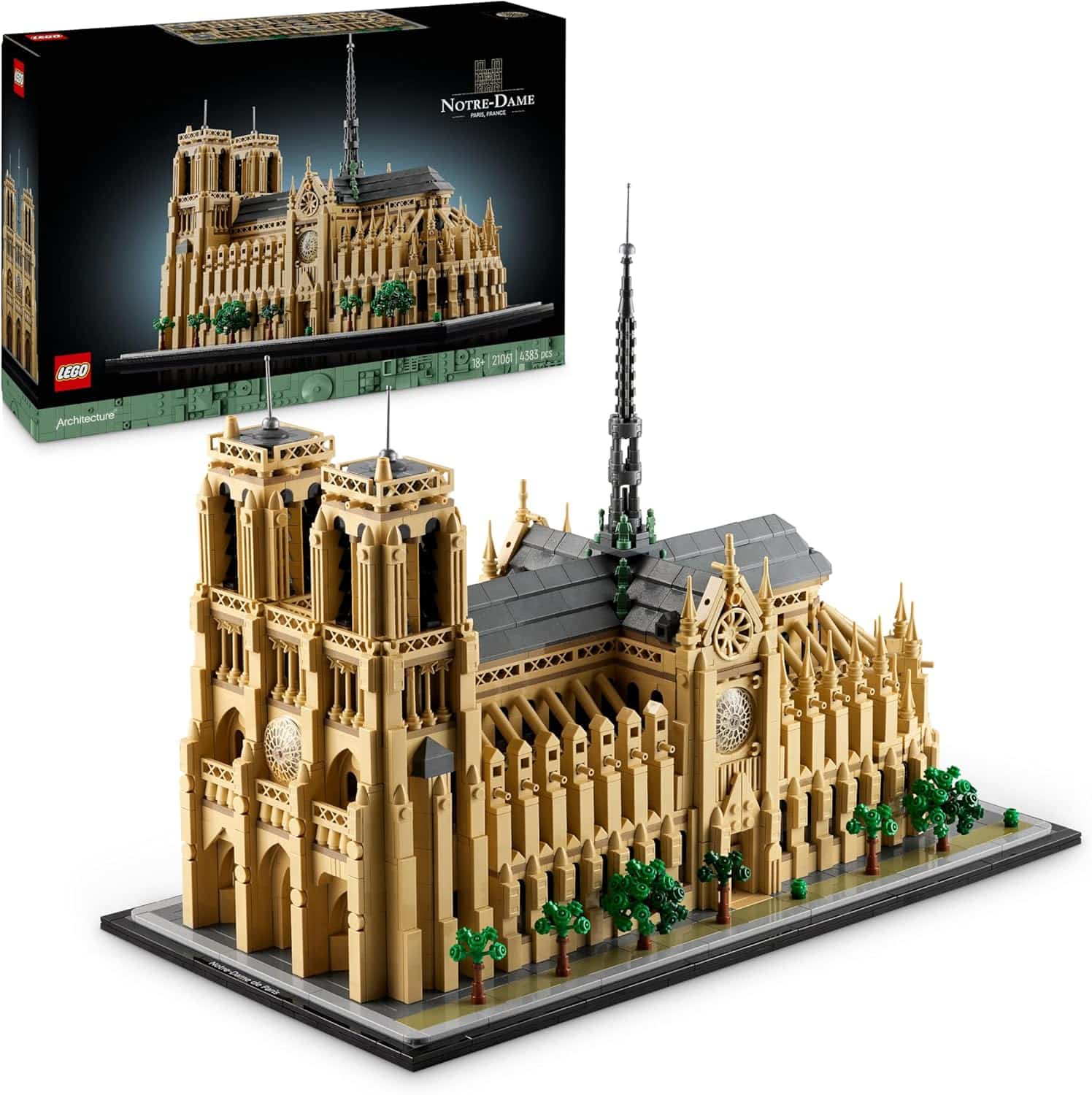 81cndZ5bvpL._AC_SL1500_ 21061 - LEGO® Architecture - Notre-Dame de Paris – Image 1