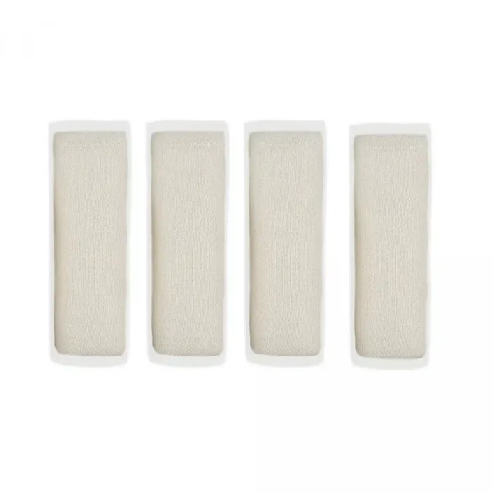 Babyjem 802-Mouchoirs en mousseline Ecru Lot de 4-ECRU – Image 3